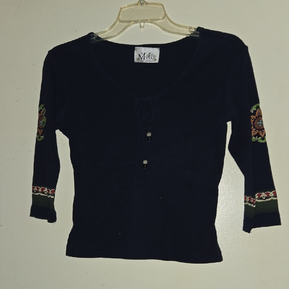 Women's Navy Blue Hippy Top